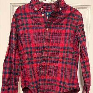 Ralph Lauren Kids Polo- Red Plaid